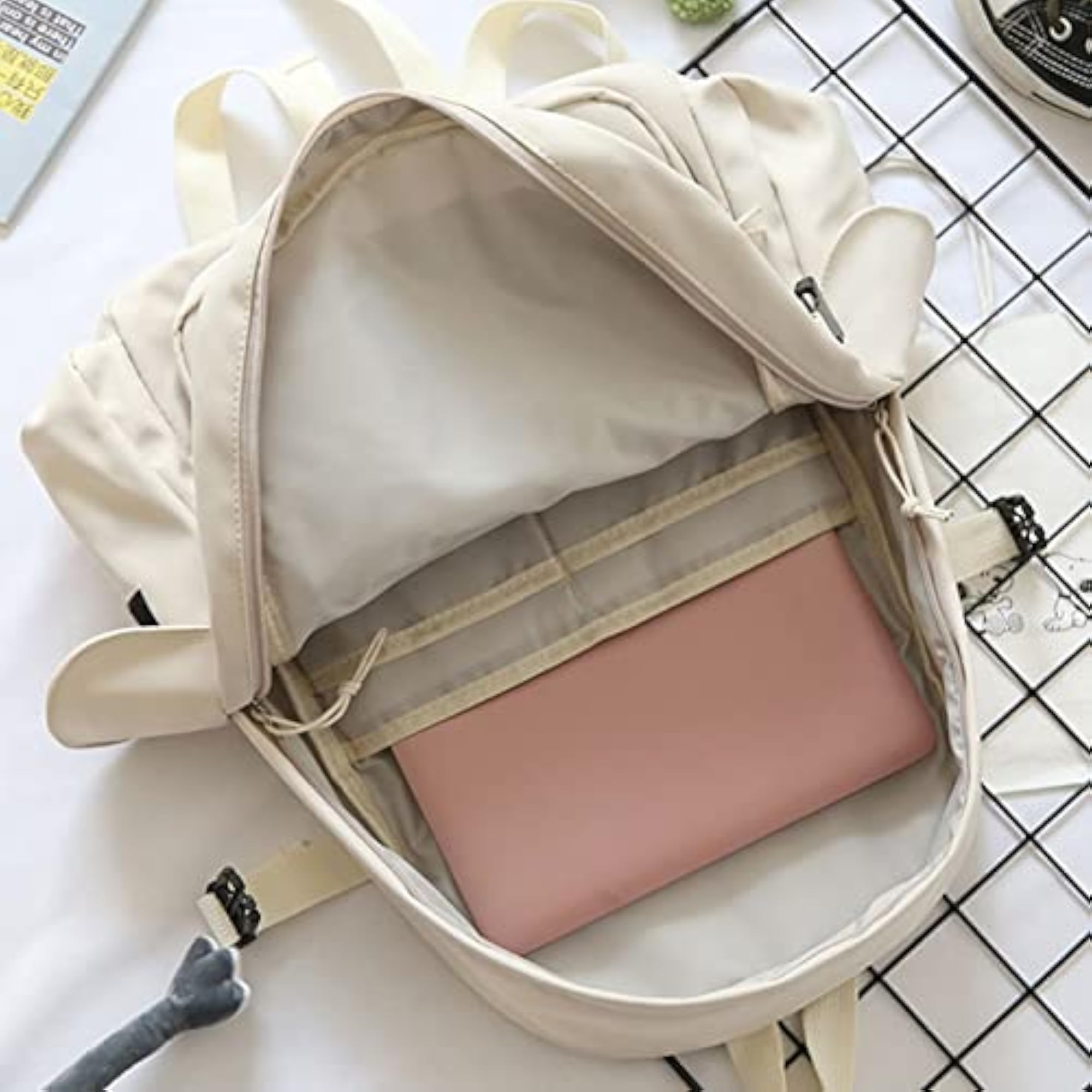 Waterproof Nylon Women's Casual Travel School Backpack